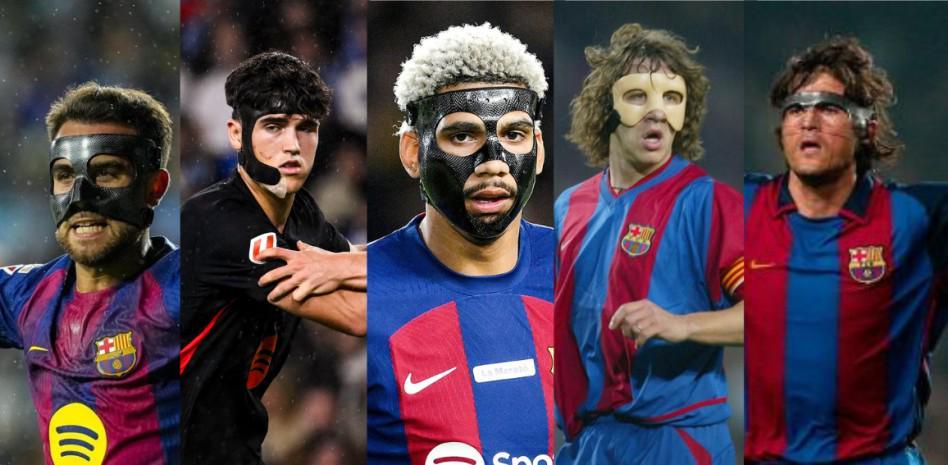 开云体育app-世体盘点巴萨面具侠：普约尔曾戴3次，加维和阿劳霍等人在列
