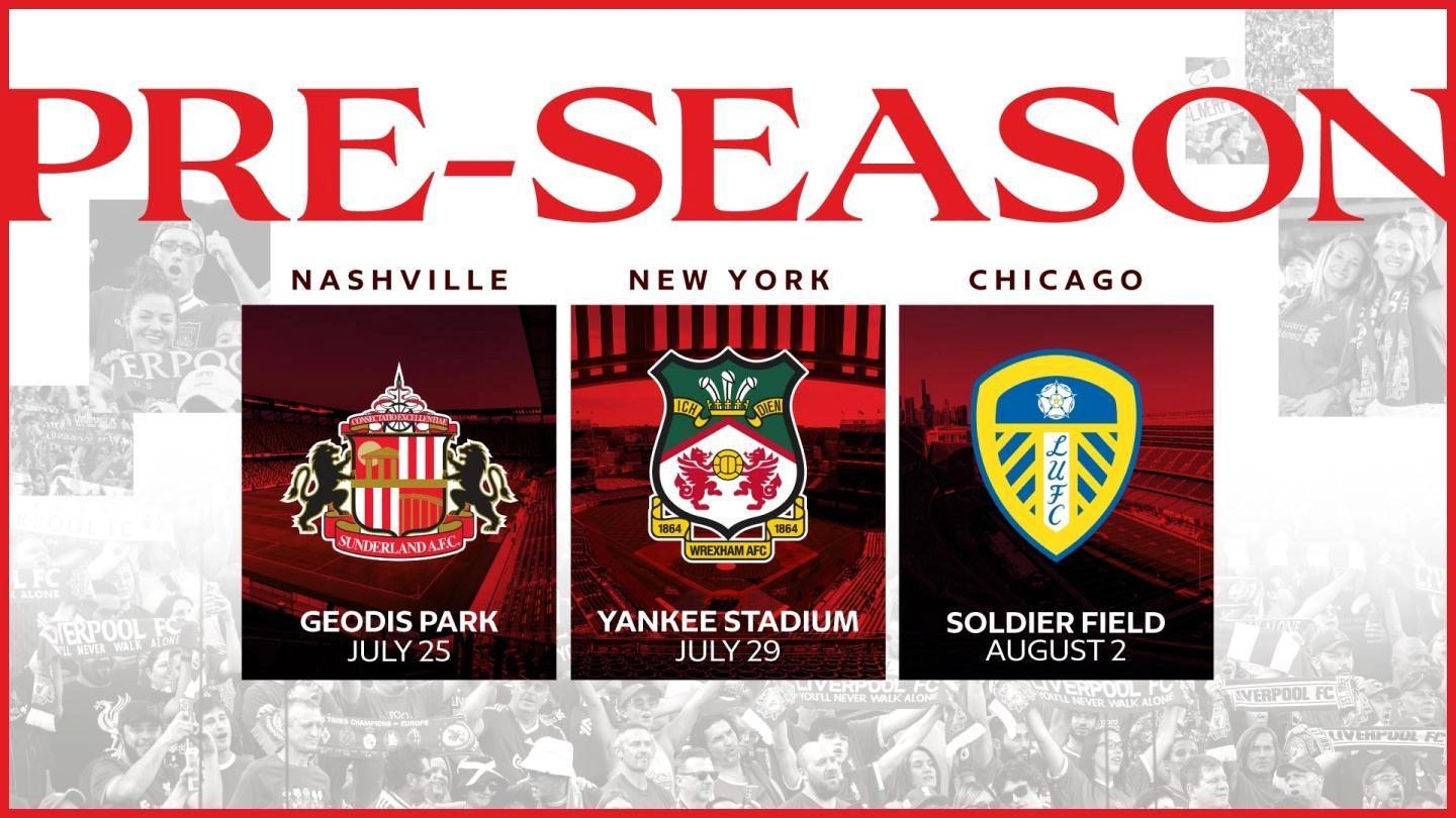 开云app-官方：利物浦今夏赴美国踢季前赛，对阵黑猫、利兹、雷克瑟姆